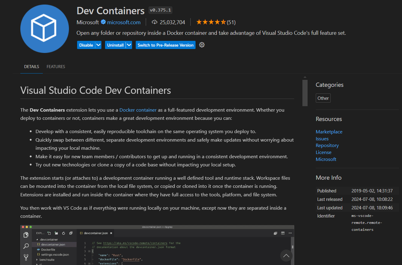 Docker Dev Containers VSCode