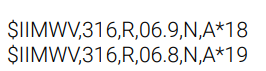 NMEA Sentence Example
